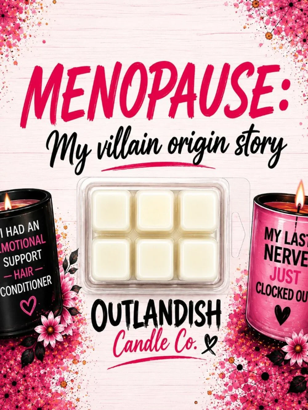5 Menopause support wax melts!